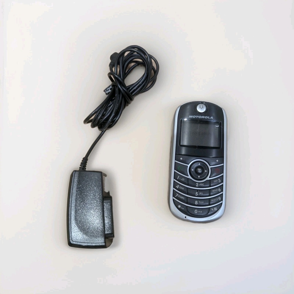 Motorola C Series C139 Black Silver  Working SIM Needed